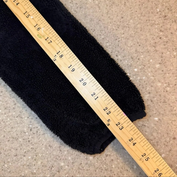 North Face Jacket Womens Medium Full Zip Long Sleeve Outdoors Zip Black Fleece - Picture 8 of 9